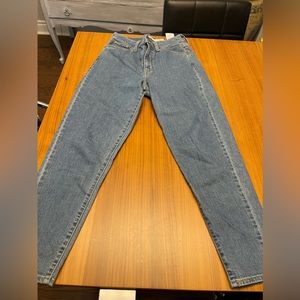 Levi’s high waisted taper jeans